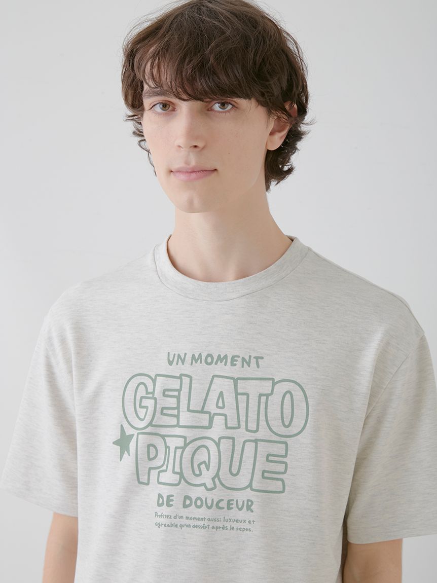 ジェラートピケ gelato pique HIGH CALORIE柄 Tシャツ （PNK