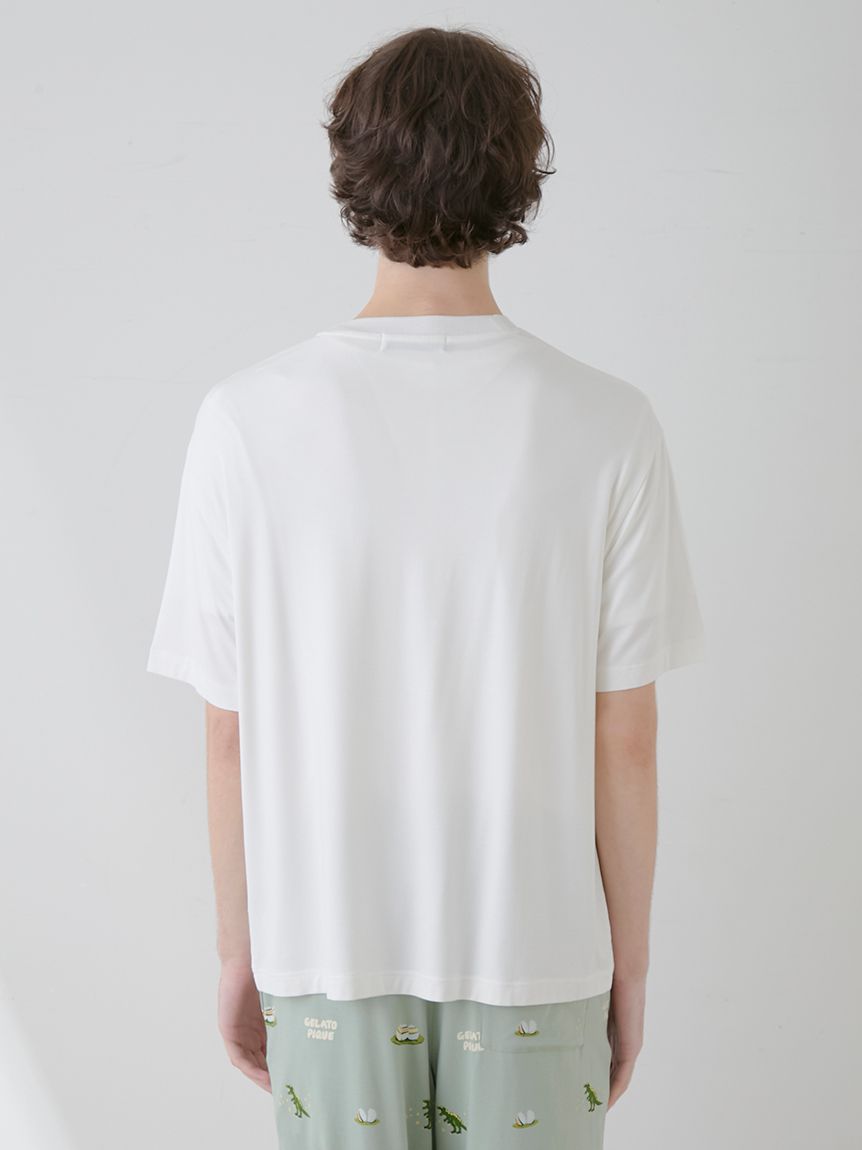 【HOMME】ワンポイントダイナソーTシャツ | PMCT251987
