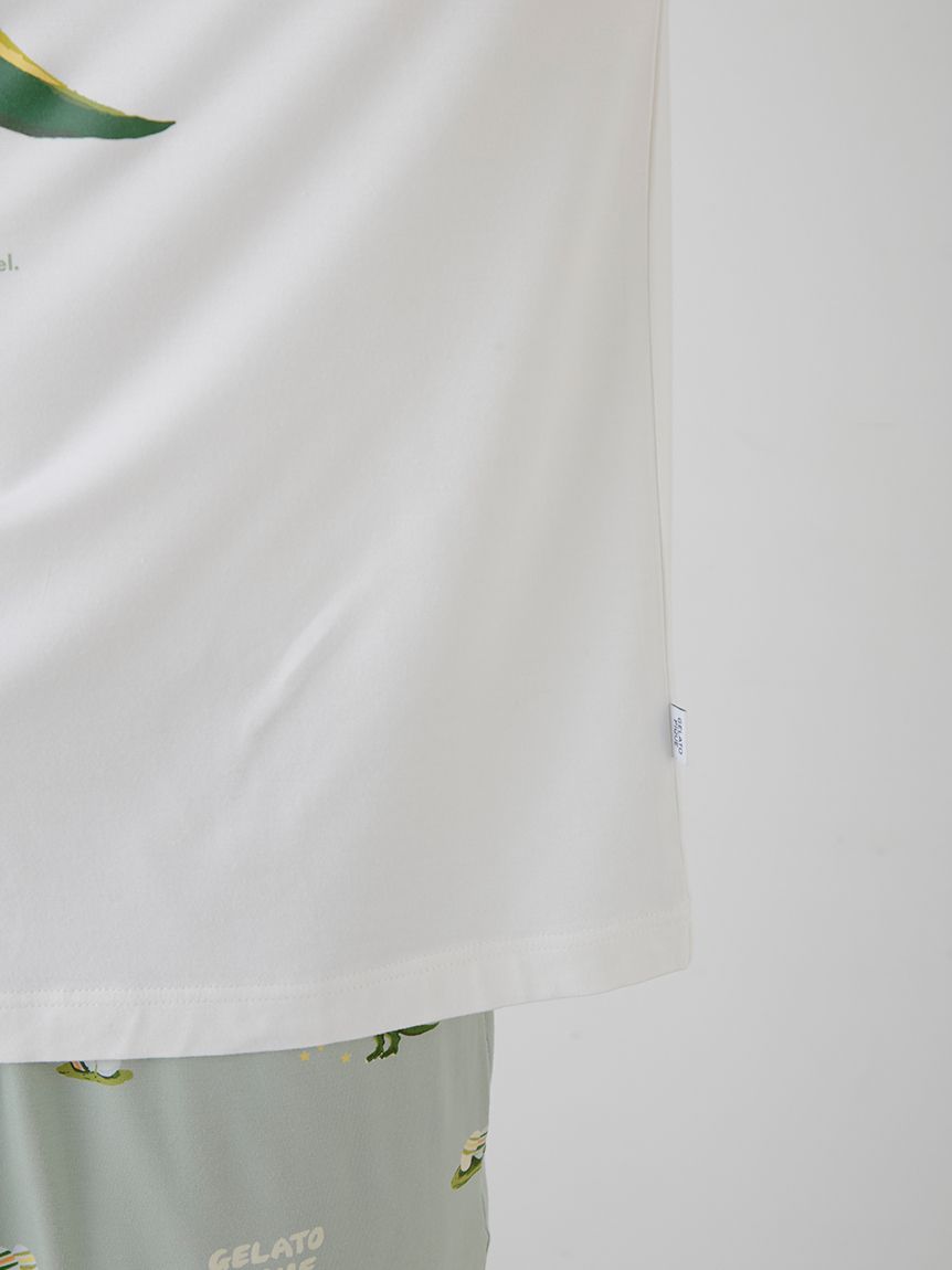 【HOMME】ワンポイントダイナソーTシャツ | PMCT251987