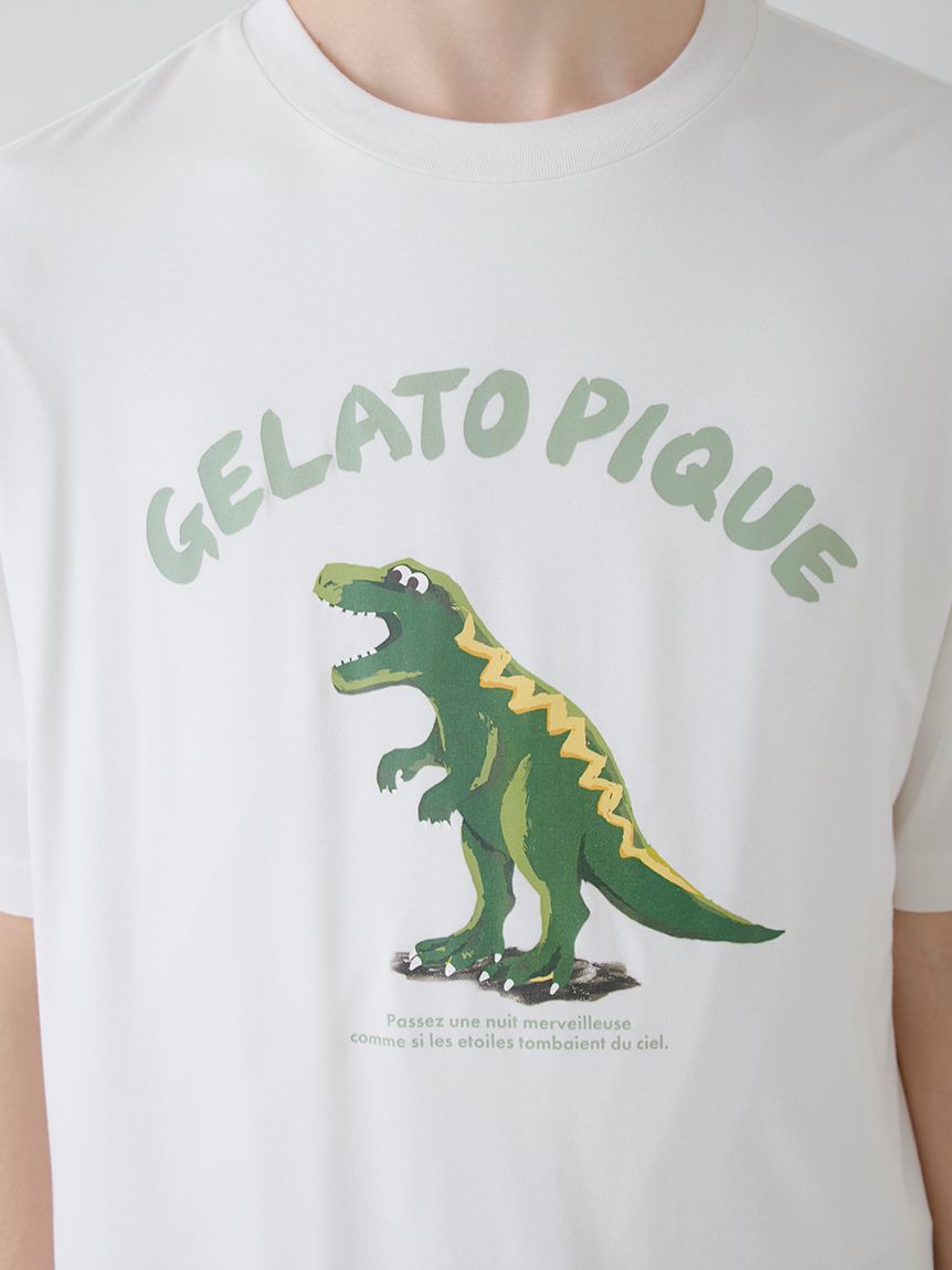 【HOMME】ワンポイントダイナソーTシャツ | PMCT251987