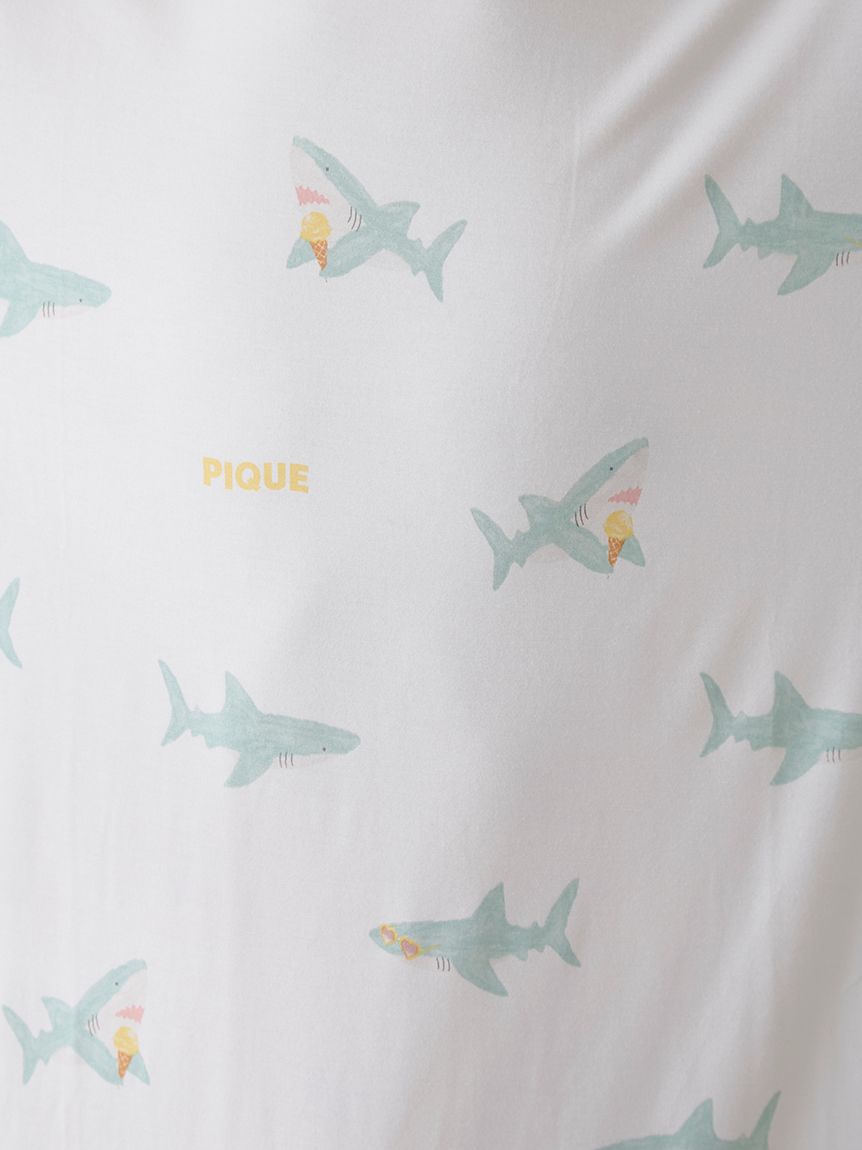 大人気!! gelato pique 【接触冷感】SHARK柄 Tシャツ 接触冷感】SHARK柄Tシャツ（Tシャツ/カットソー）｜gelato pique