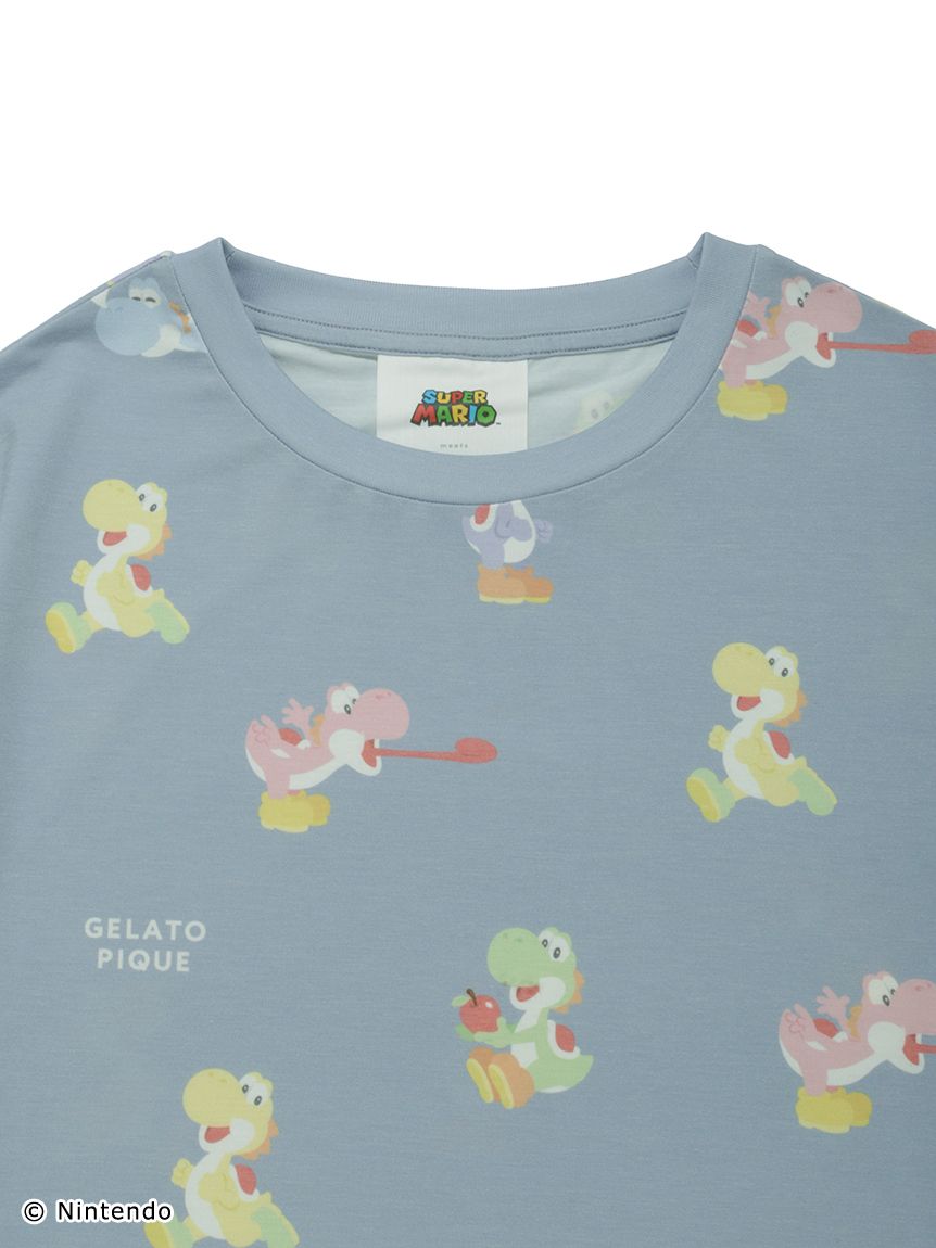 スーパーマリオ】【メンズ】 キノピオ＆ヨッシーTシャツ