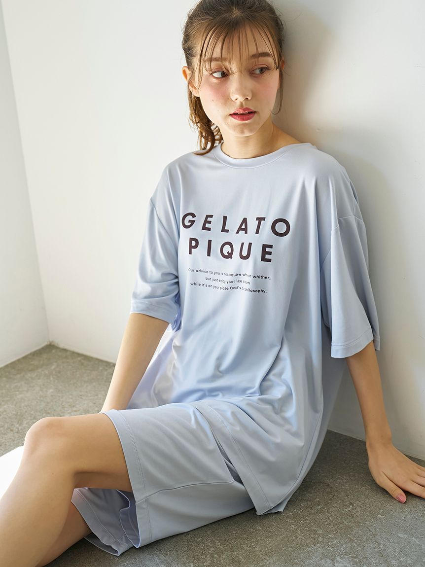 HOMME】【接触冷感】COOLレーヨンロゴTシャツ(カットソー・T