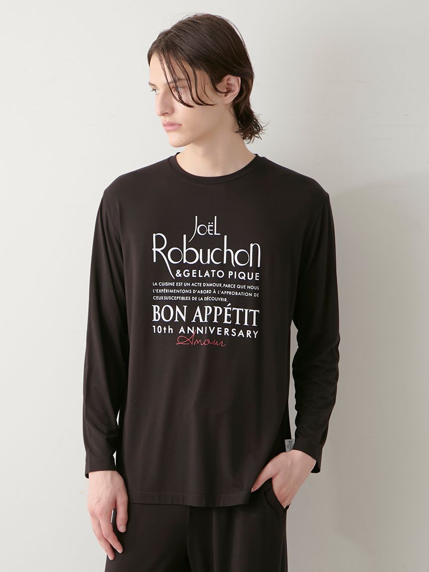 JOEL ROBUCHON】【HOMME】ワンポイントロンT(カットソー・Tシャツ