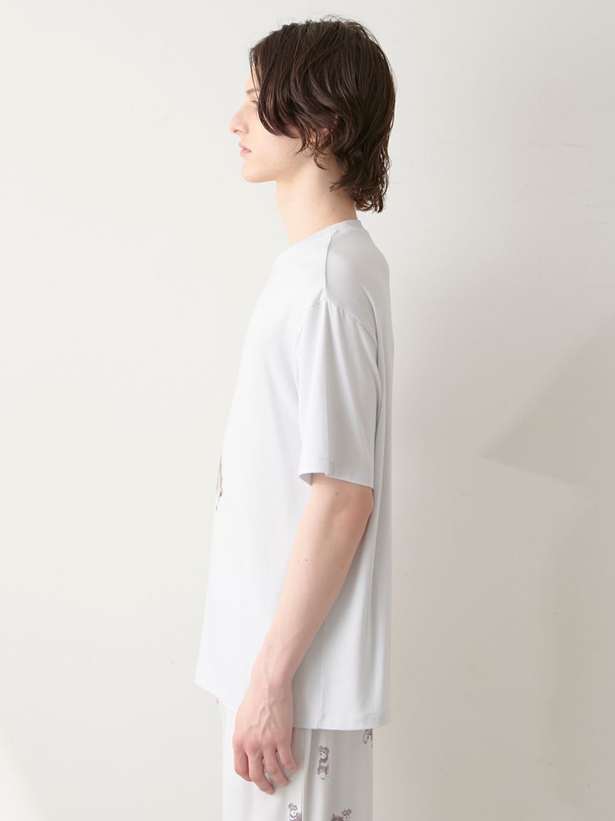 MASH SUMMER WEEK限定】【HOMME】シュナウザー柄Tシャツ