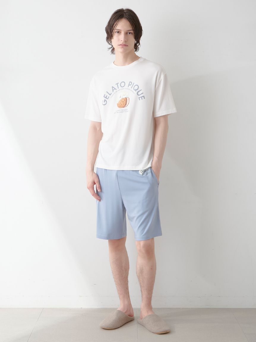 【ラッピング済み】アイスクリームワンポイントTシャツ＆ショートパンツSET gelato pique（ジェラートピケ）の「【ラッピング済み】アイス