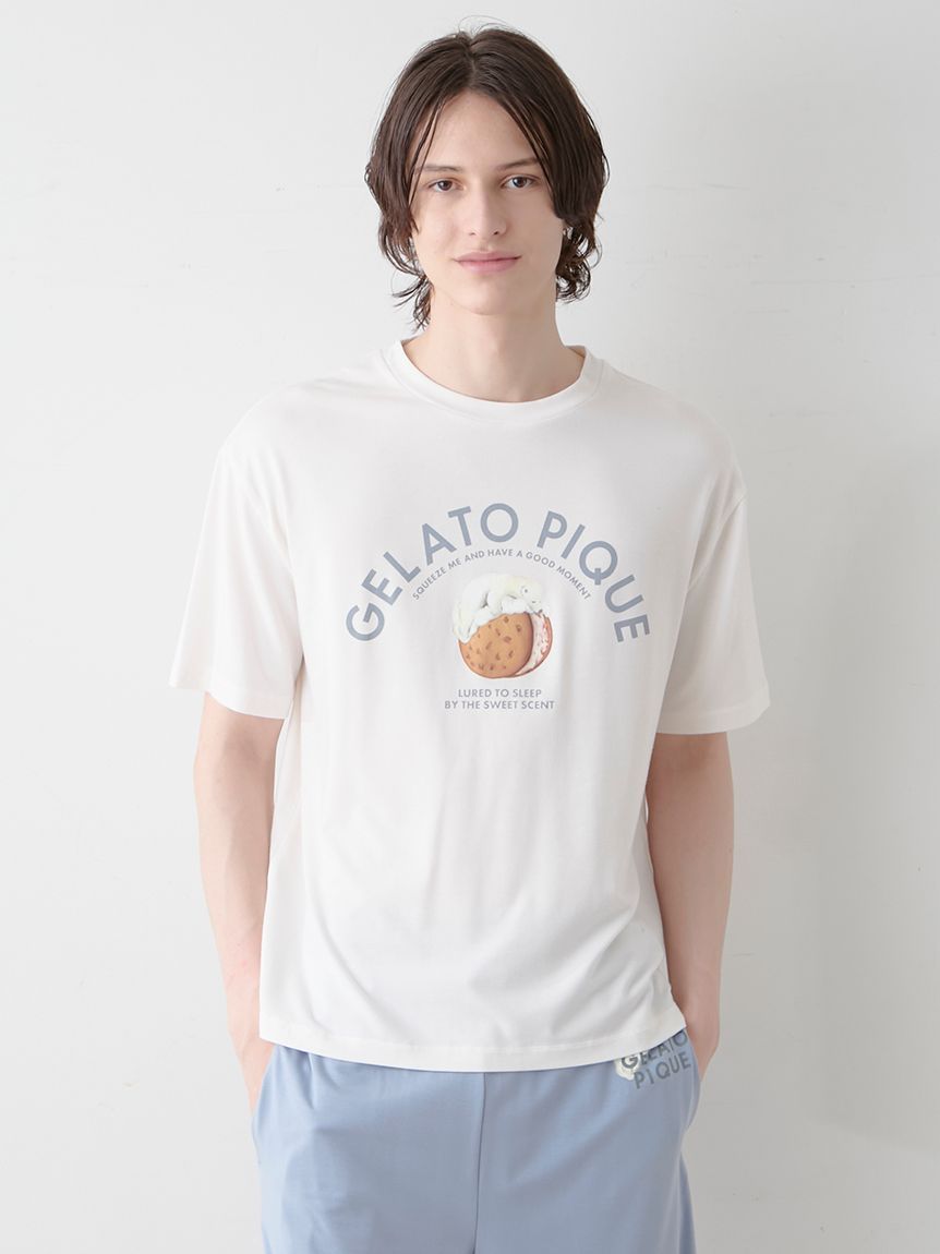 ラッピング済み】【HOMME】レーヨンクッキーアイスサンドTシャツ