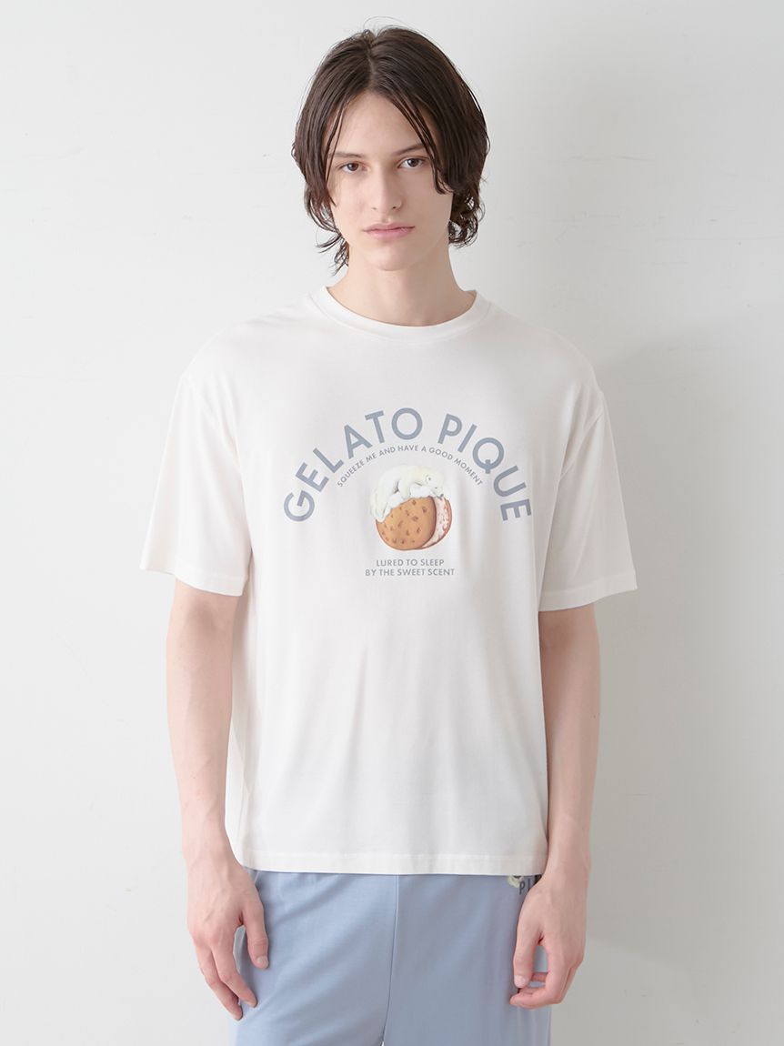 ラッピング済み】【HOMME】レーヨンクッキーアイスサンドTシャツ