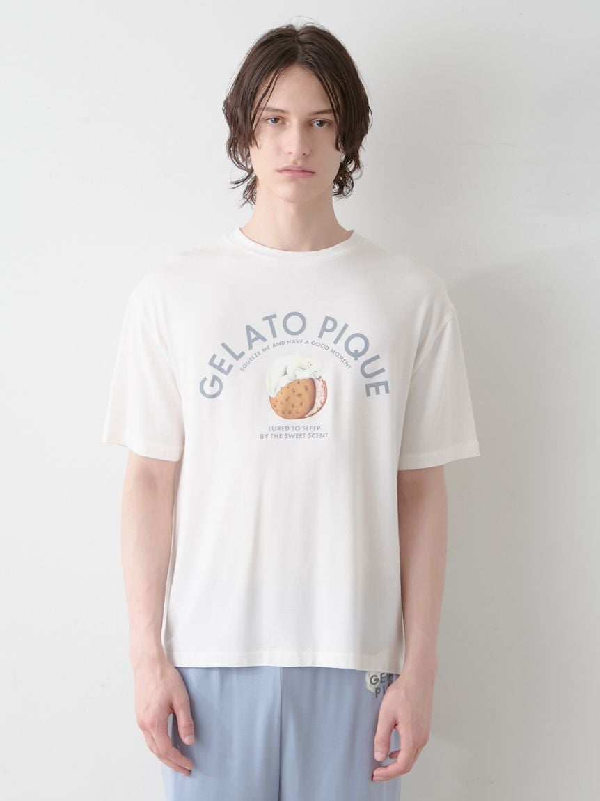 ラッピング済み】【HOMME】レーヨンクッキーアイスサンドTシャツ
