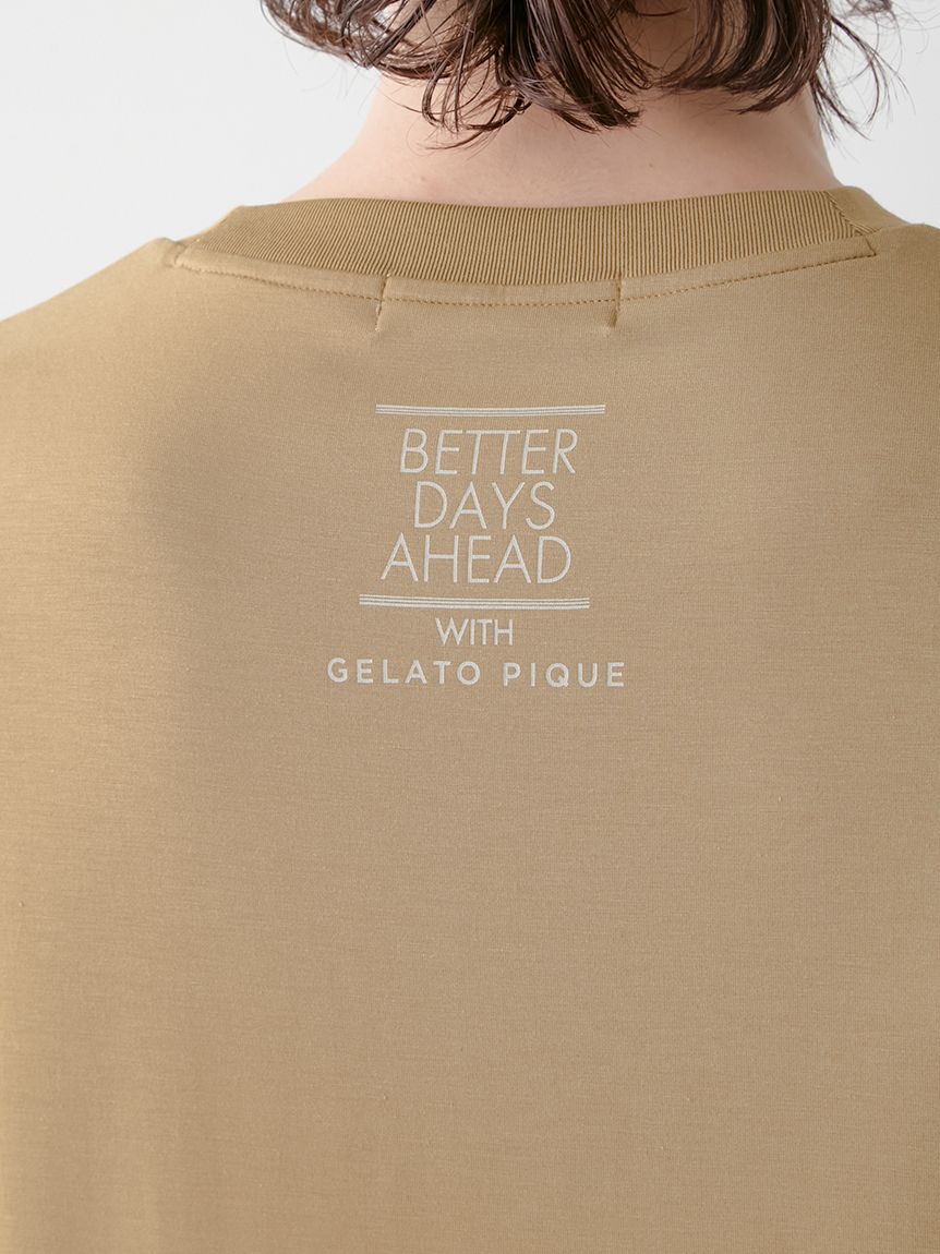 【HOMME】COOLレーヨンロゴTシャツ&ハーフパンツ ジェラートピケ オム GELATO PIQUE HOMME 【HOMME】【接触冷感