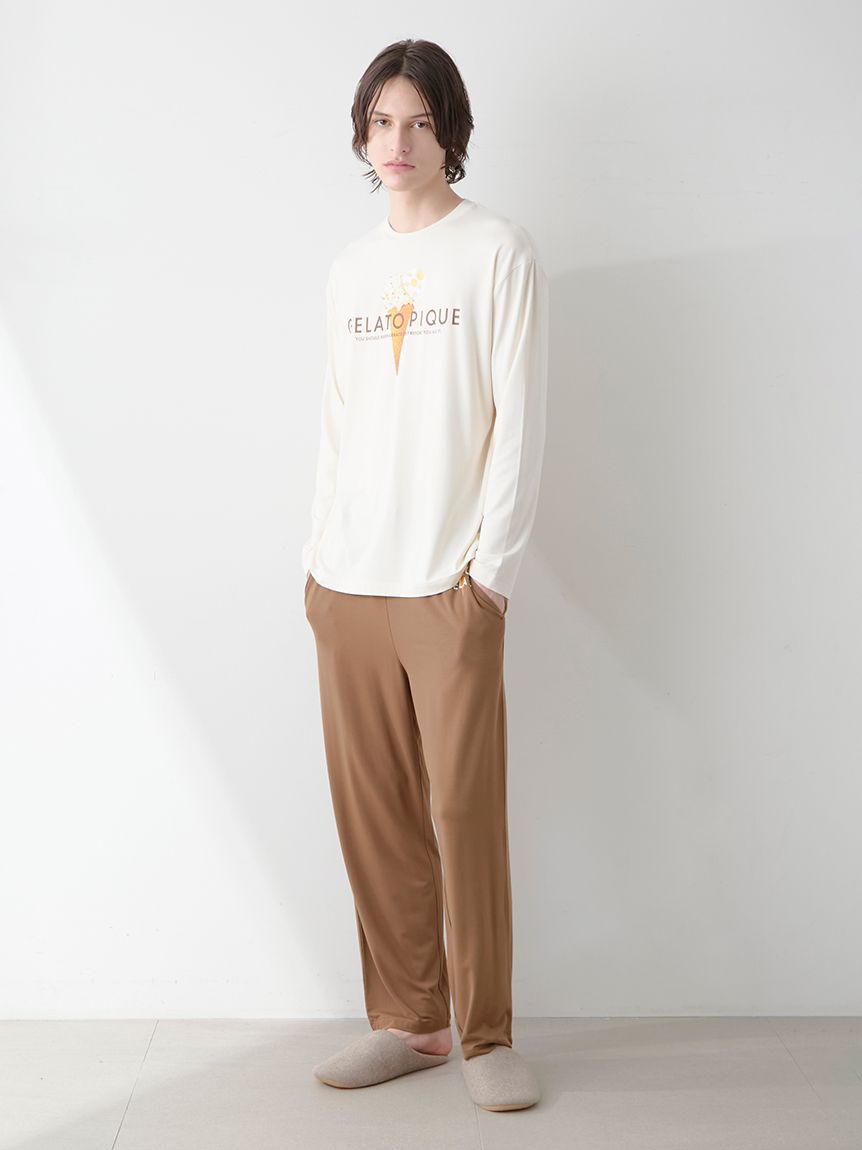 HOMME】レーヨンダブルジェラートロゴロンT(カットソー・Tシャツ