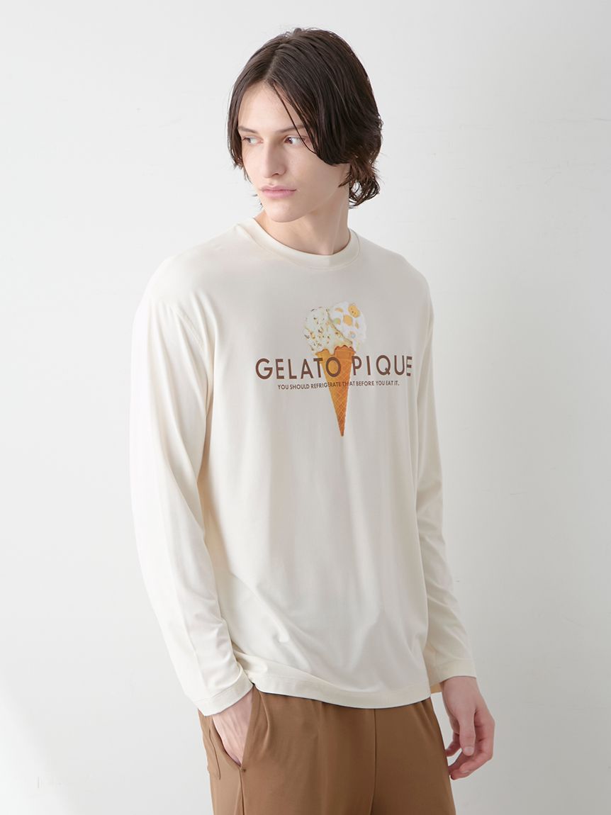 HOMME】レーヨンダブルジェラートロゴロンT(カットソー・Tシャツ