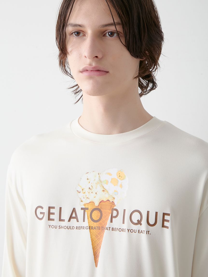 HOMME】レーヨンダブルジェラートロゴロンT(カットソー・Tシャツ