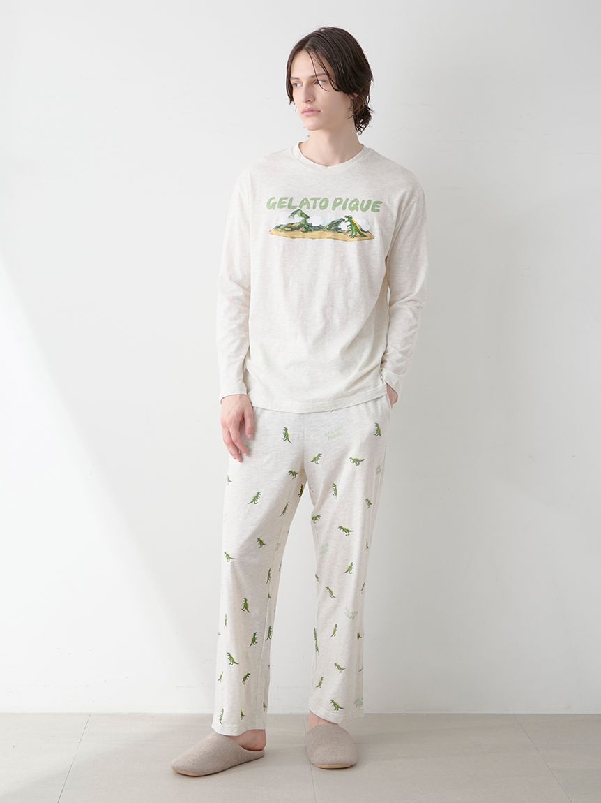 HOMME】スラブダイナソーロンT(カットソー・Tシャツ)｜ルーム