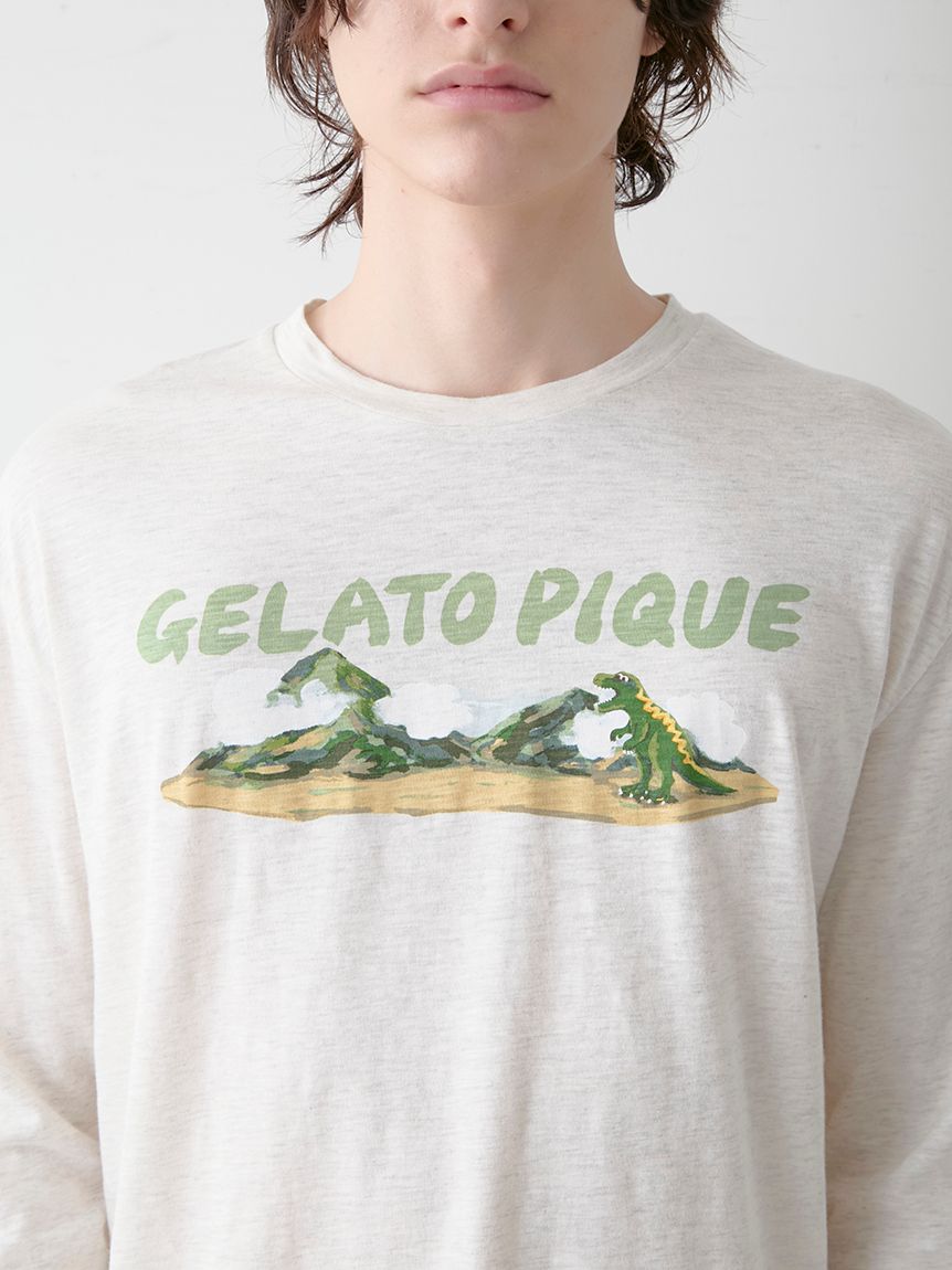 HOMME】スラブダイナソーロンT(カットソー・Tシャツ)｜ルーム