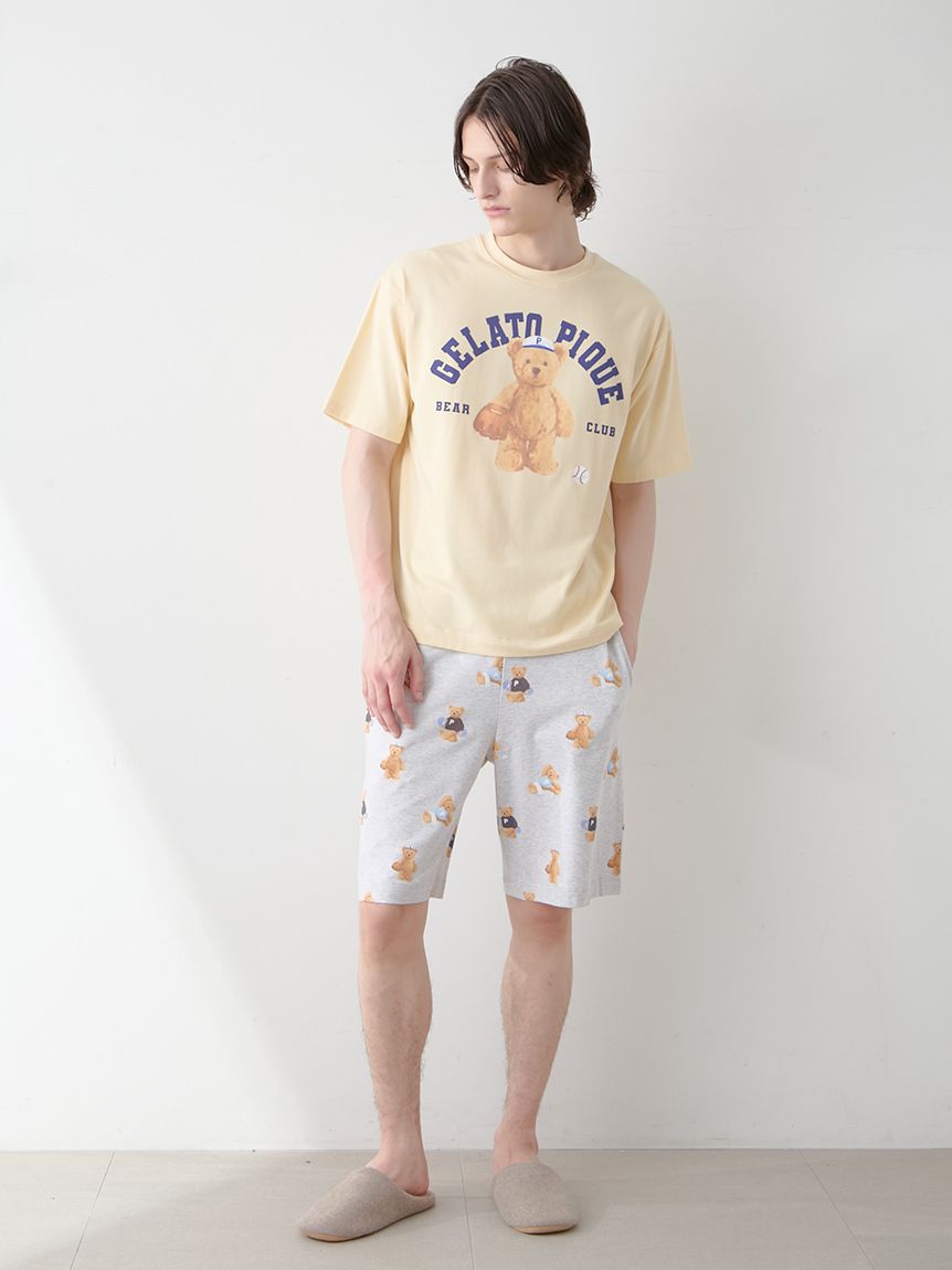 HOMME】スポーティーベアワンポイントTシャツ(カットソー・T