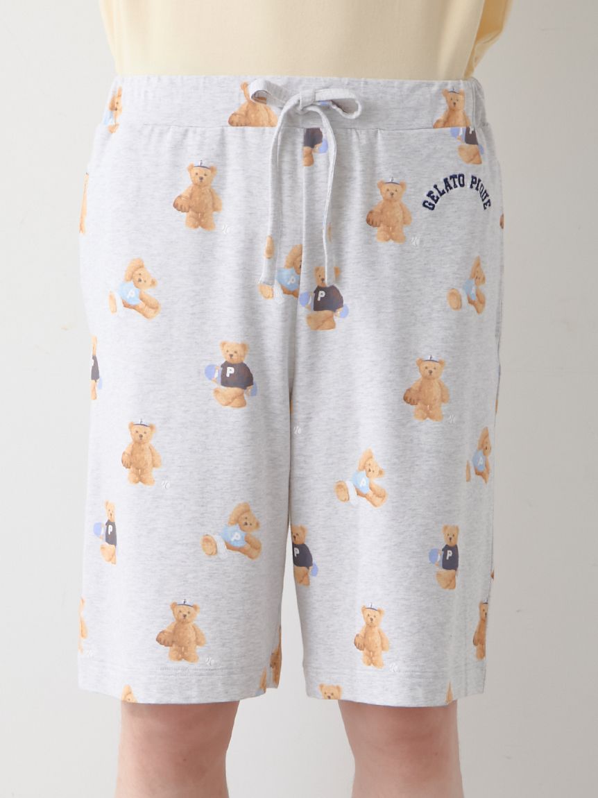 ONLINE限定】【HOMME】スポーティーベアワンポイントTシャツ＆総