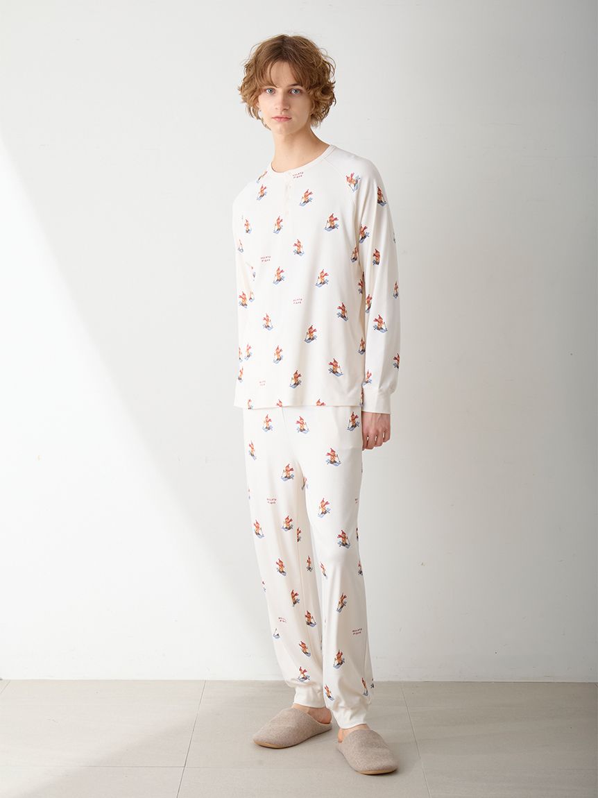 HOLIDAY】【HOMME】スキーベア柄ロンT(カットソー・Tシャツ)｜ルーム