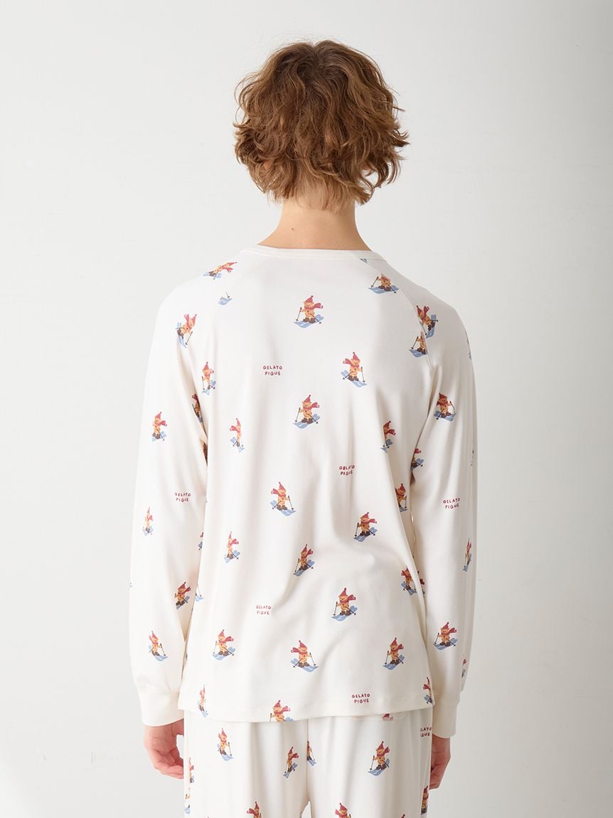 HOLIDAY】【HOMME】スキーベア柄ロンT(カットソー・Tシャツ)｜ルーム