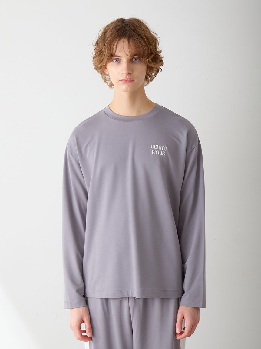 HOMME】インレイロゴロンT(カットソー・Tシャツ)｜ルームウェア