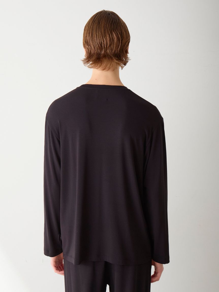 JOEL ROBUCHON】【HOMME】ドットワンポイントロンT(カットソー・T