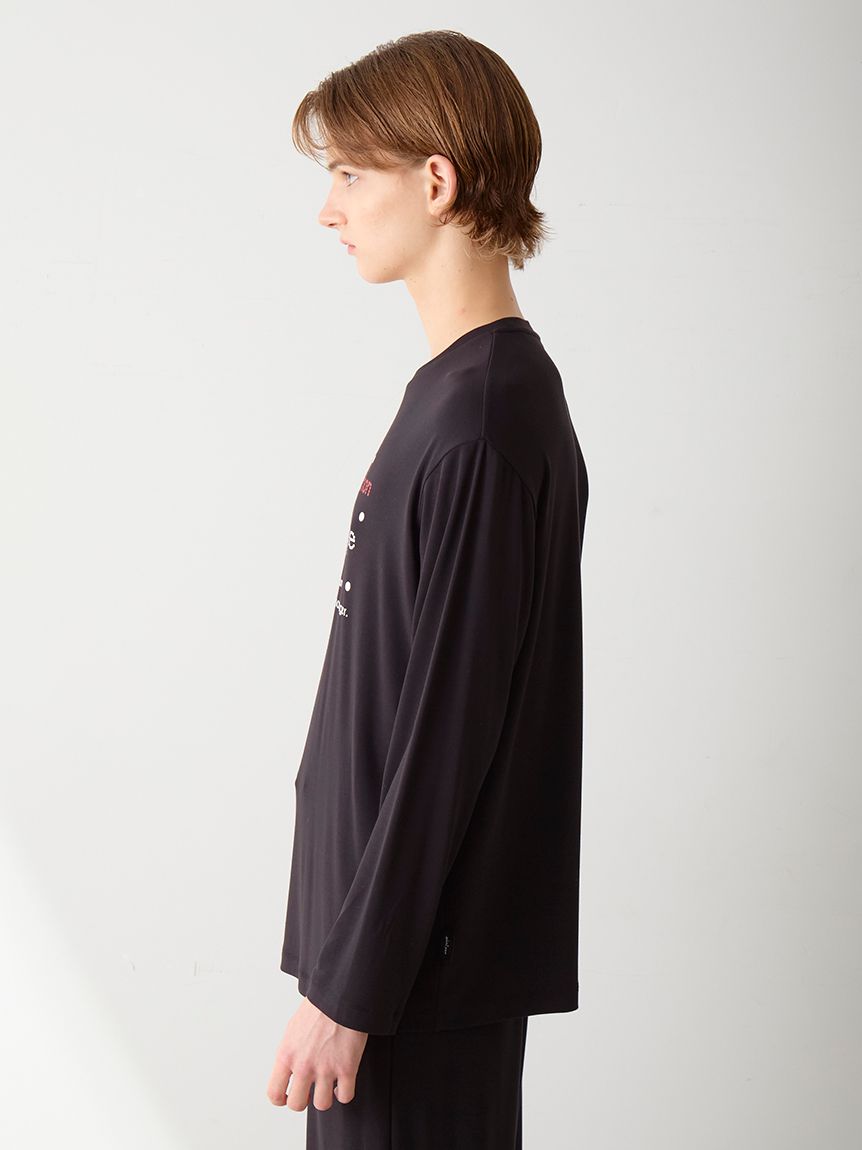 JOEL ROBUCHON】【HOMME】ドットワンポイントロンT(カットソー・T