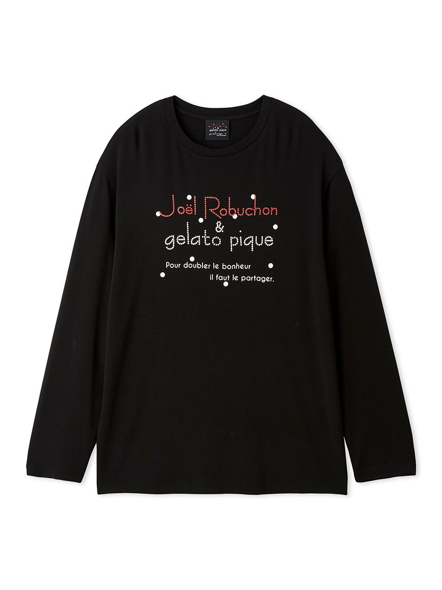 JOEL ROBUCHON】【HOMME】ドットワンポイントロンT(カットソー・T