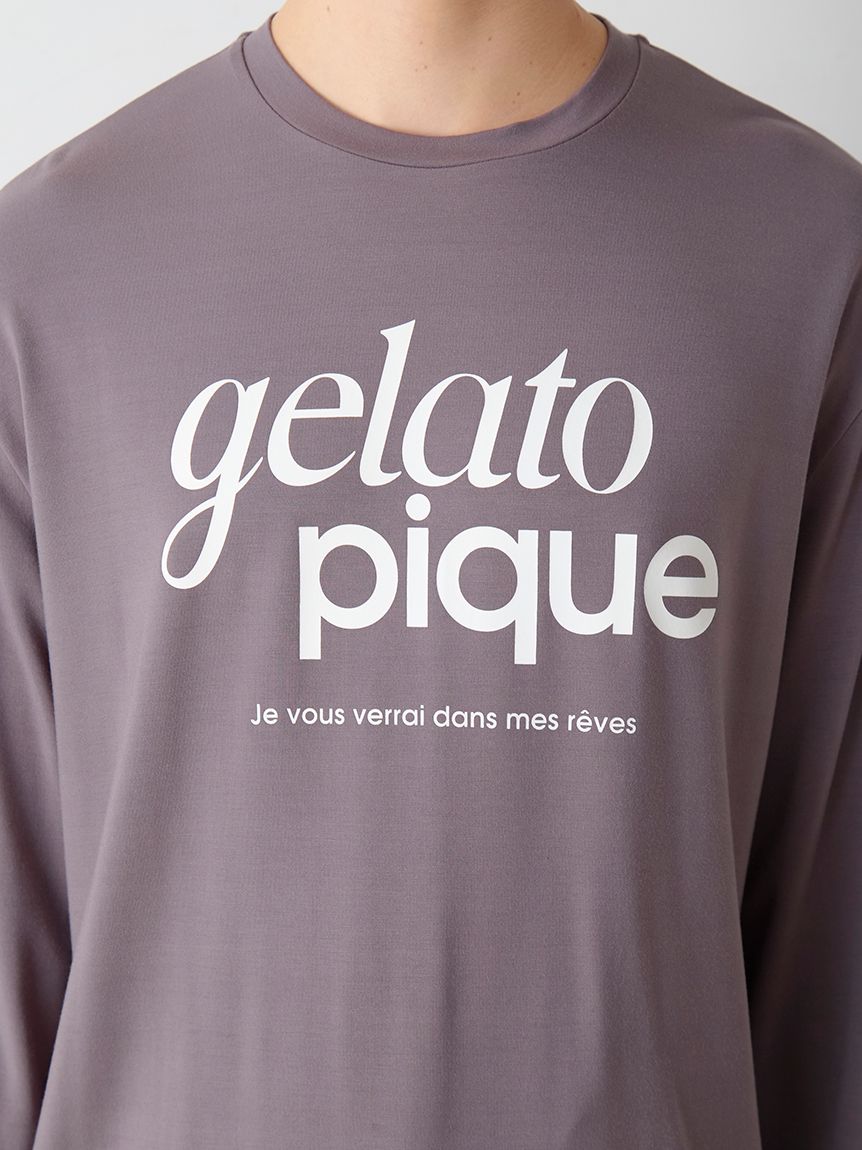 HOMME】ロゴワンポイントプリントロンT(カットソー・Tシャツ)｜ルーム