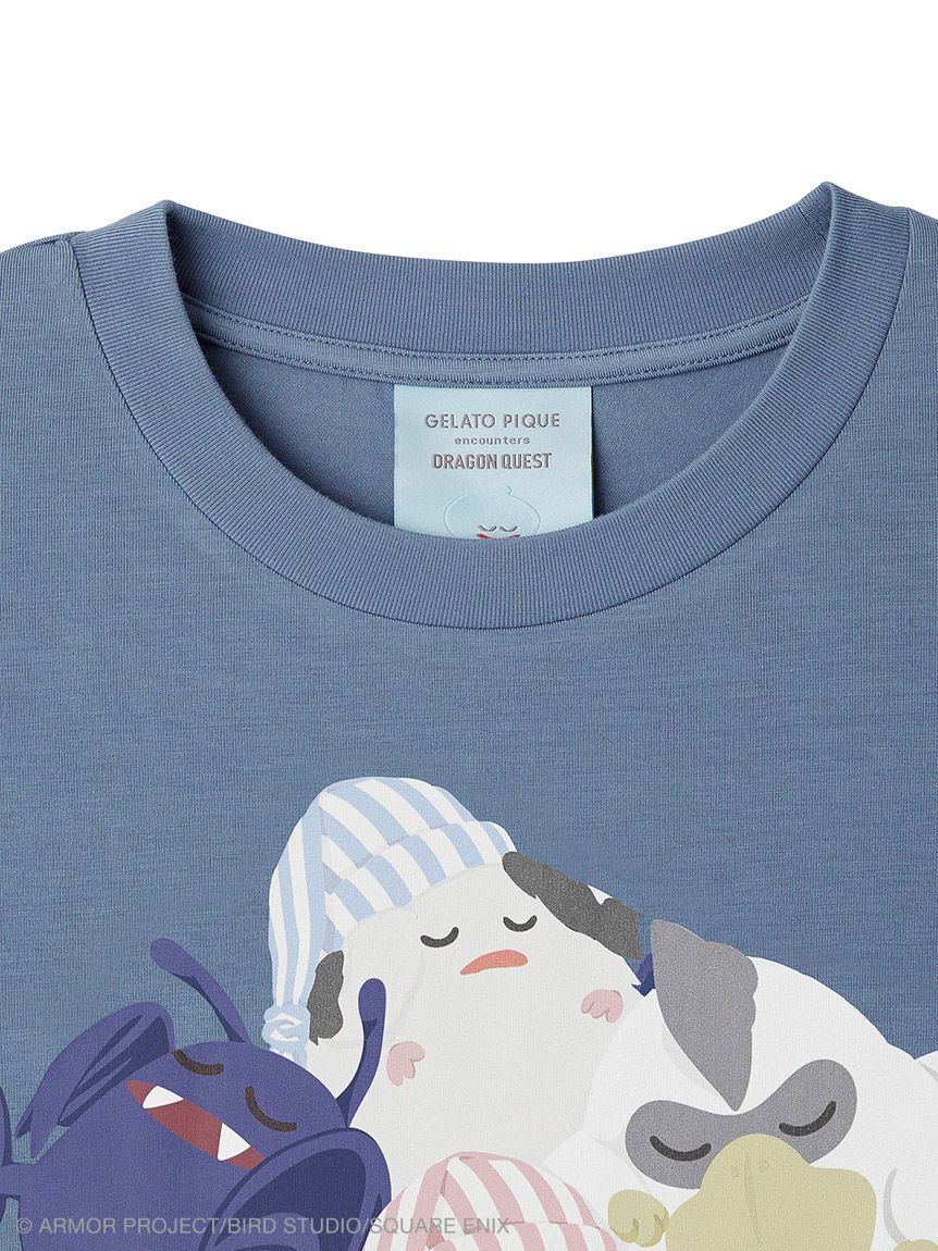 新品 ドラクエGELATO PIQUE スリーピングモンスターワンポイントロンT ドラゴンクエスト】【メンズ】スリーピングモンスターワン