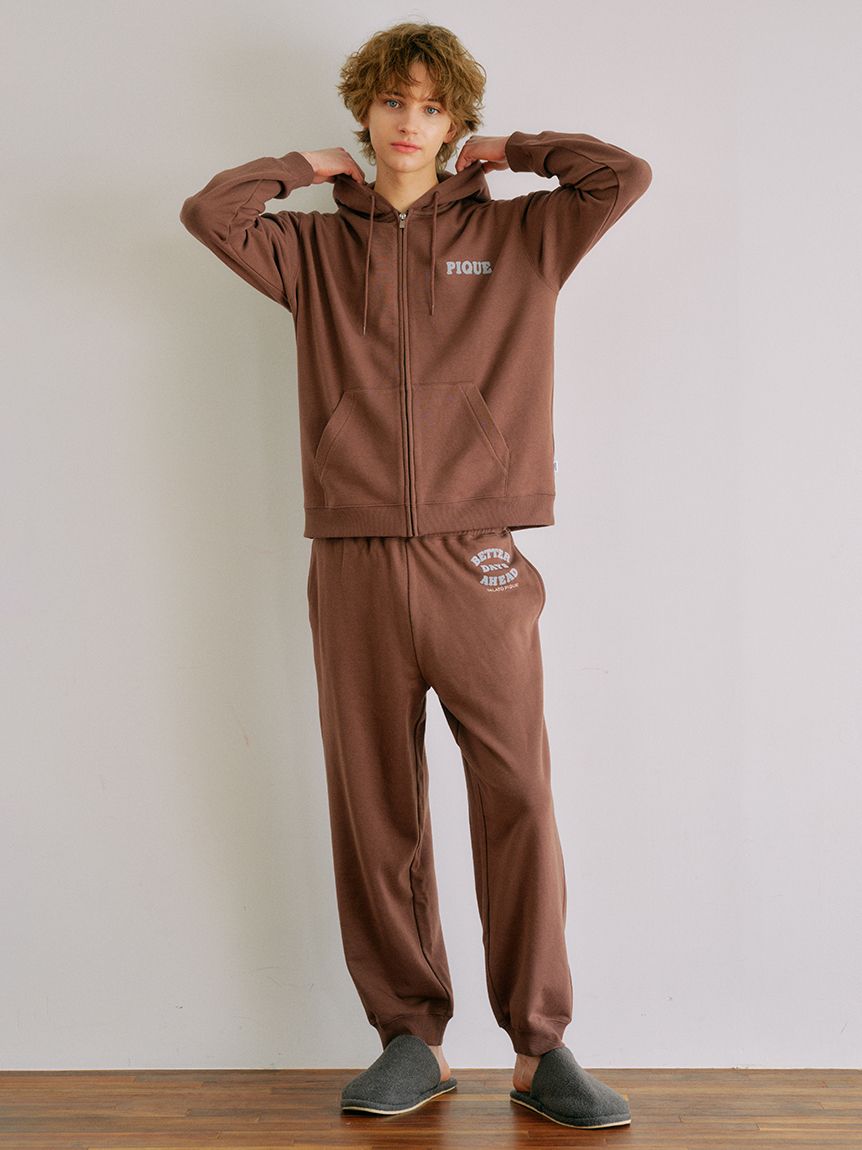 HOMME】裏毛プリントパーカ(パーカ)｜ルームウェア・パジャマ通販の