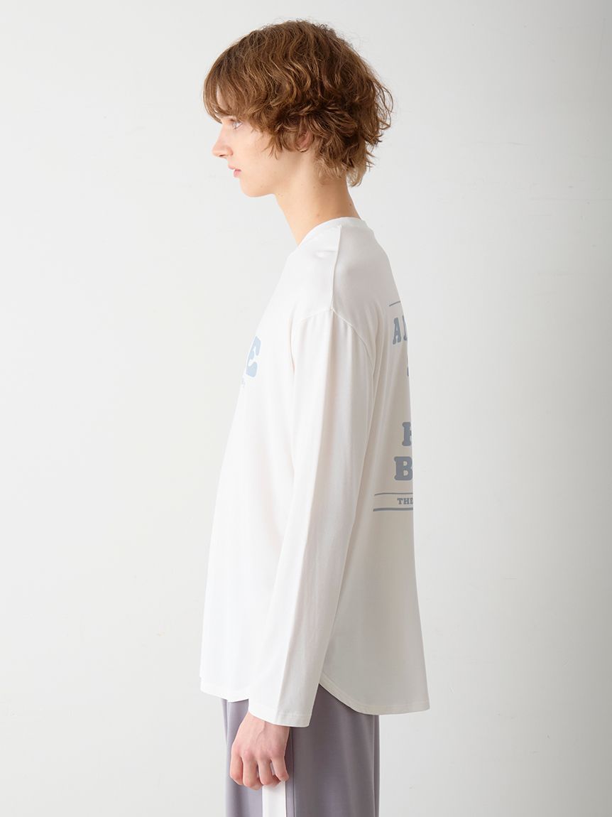 HOMME】レーヨン天竺ロゴプリントロンT(カットソー・Tシャツ)｜ルーム