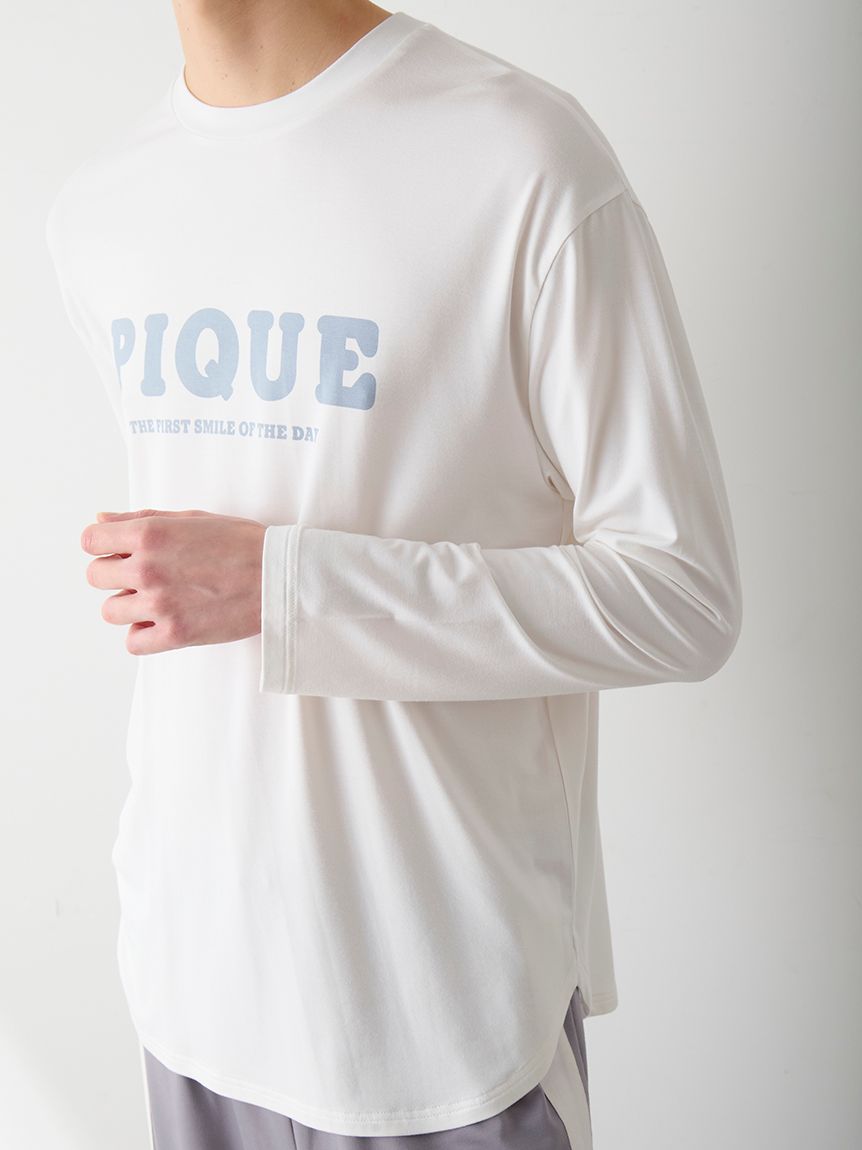 HOMME】レーヨン天竺ロゴプリントロンT(カットソー・Tシャツ)｜ルーム