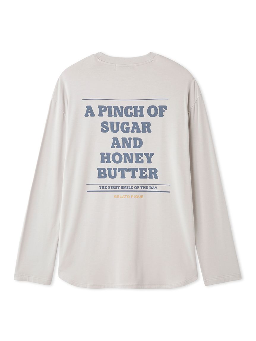 HOMME】レーヨン天竺ロゴプリントロンT(カットソー・Tシャツ)｜ルーム