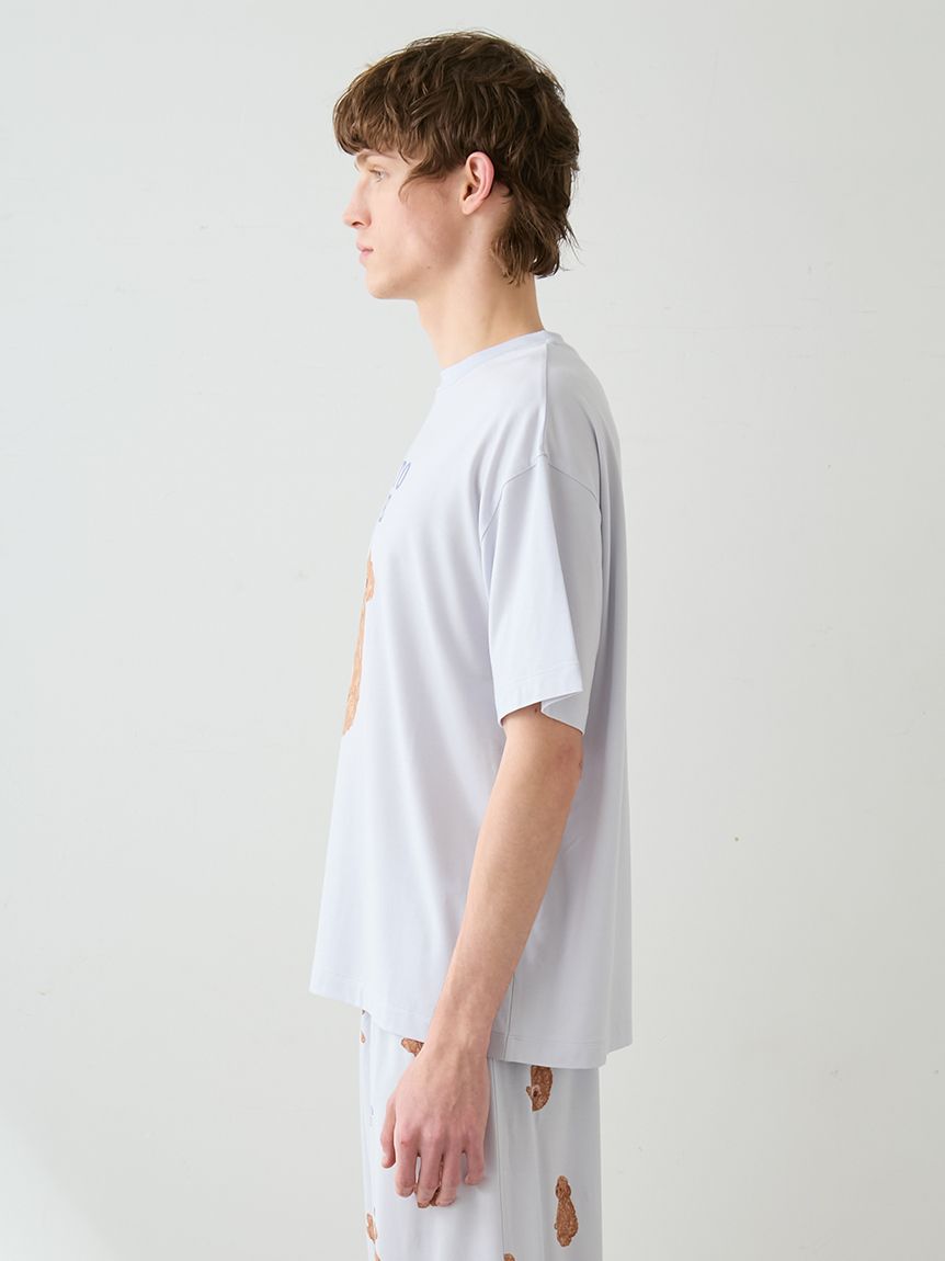 HOMME】ドッグワンポイントTシャツ(カットソー・Tシャツ)｜ルーム