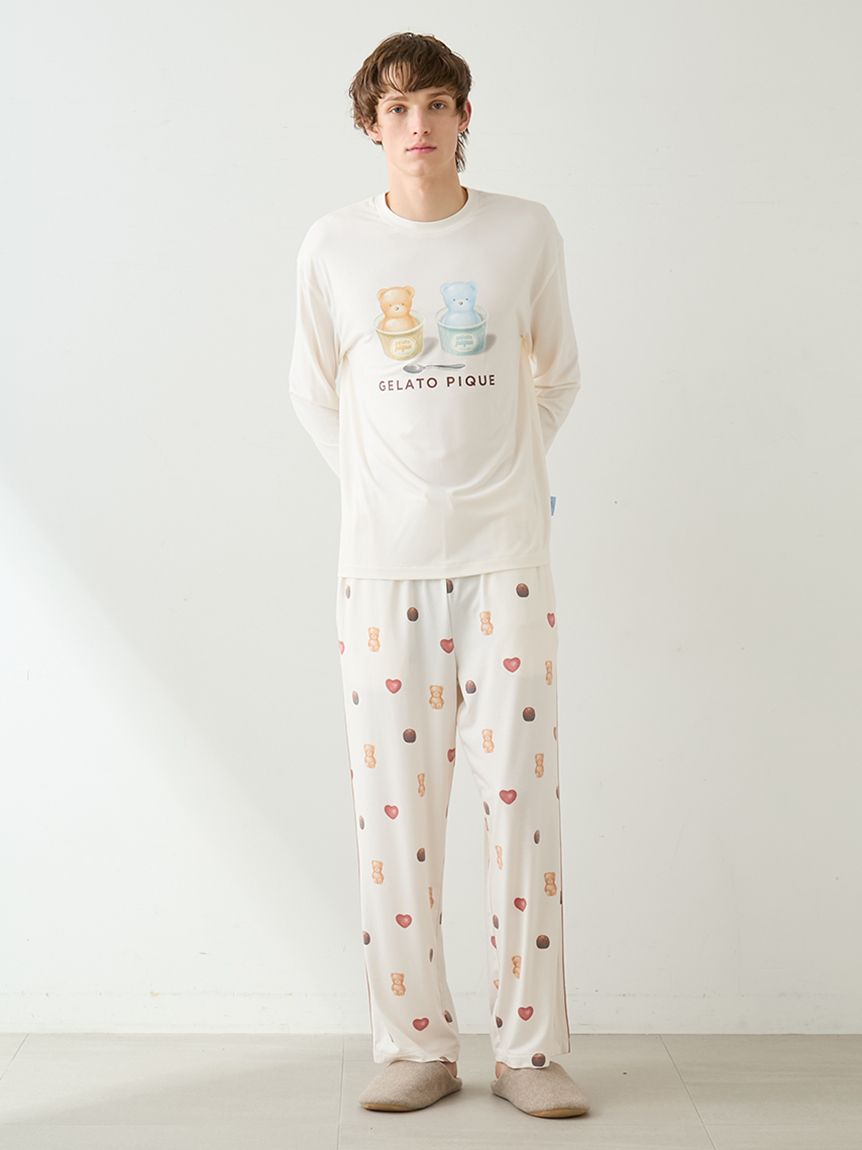 HOMME】ワンポイントプルオーバー(カットソー・Tシャツ)｜ルームウェア