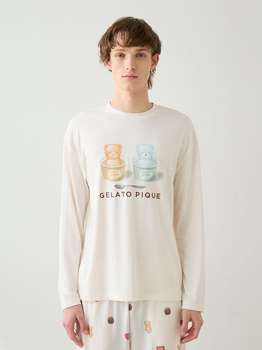 HOMME】ワンポイントプルオーバー(カットソー・Tシャツ)｜ルームウェア