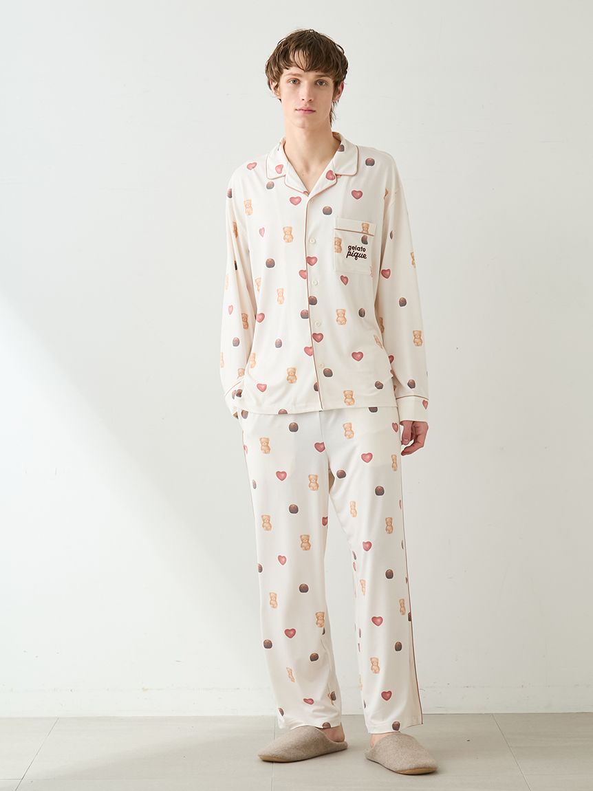 HOMME】総柄シャツ(シャツ)｜ルームウェア・パジャマ通販のgelatopique