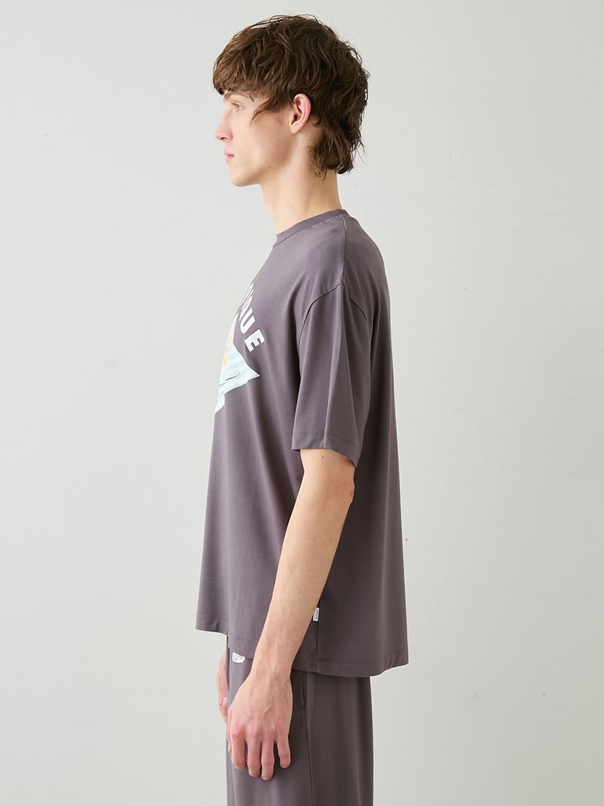 HOMME】シリアルワンポイントロゴTシャツ(カットソー・Tシャツ