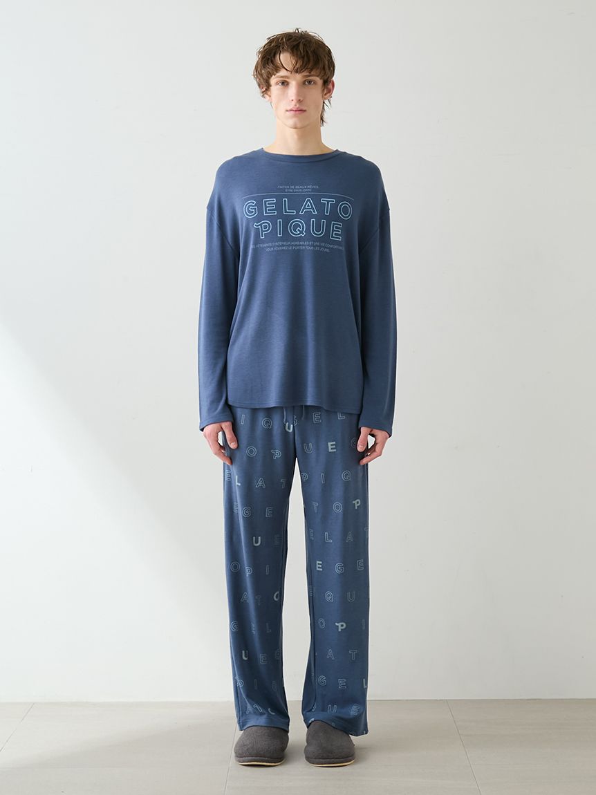 HOMME】吸湿発熱レーヨンロンT(カットソー・Tシャツ)｜ルームウェア