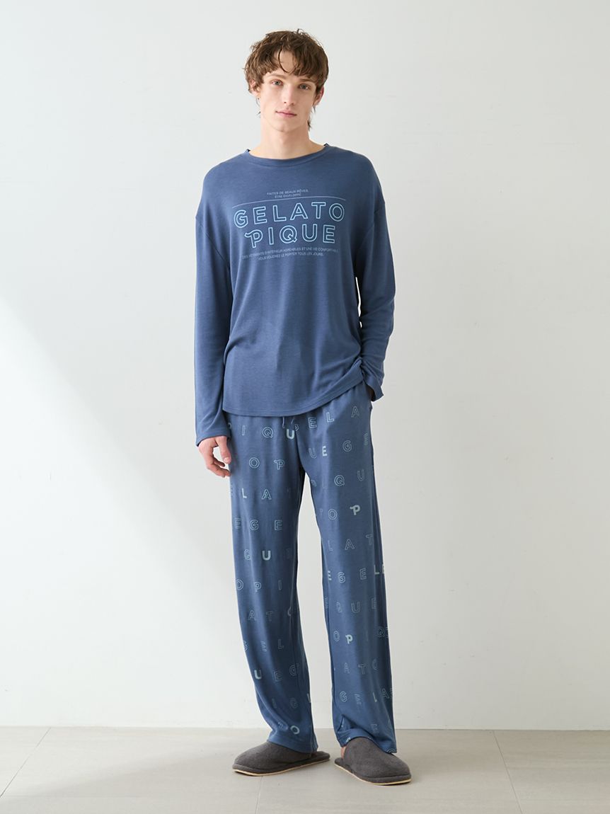 HOMME】吸湿発熱レーヨンロンT(カットソー・Tシャツ)｜ルームウェア