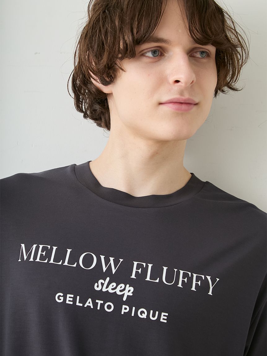HOMME】【接触冷感】COOLレーヨンロゴTシャツ(カットソー・Tシャツ