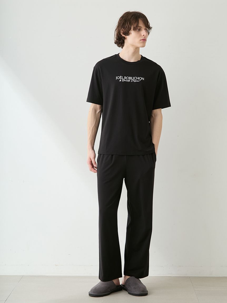 JOEL ROBUCHON】【HOMME】【持続冷感】ロゴプリントTシャツ(カットソー