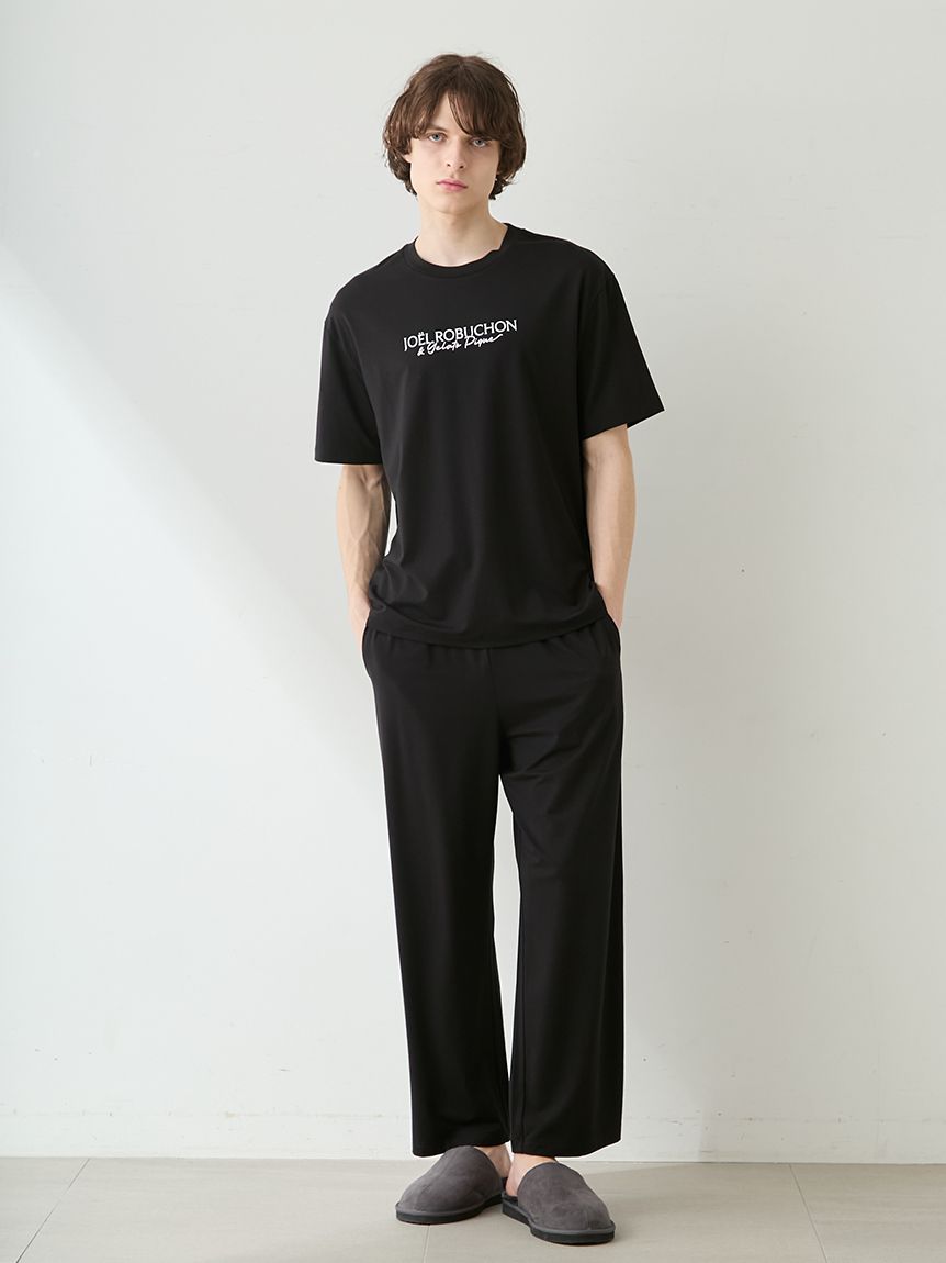 JOEL ROBUCHON】【HOMME】【持続冷感】ロゴプリントTシャツ(カットソー