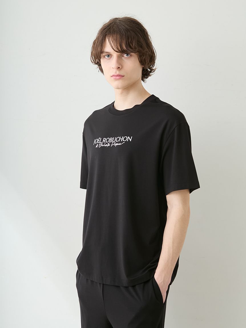 JOEL ROBUCHON】【HOMME】【持続冷感】ロゴプリントTシャツ(カットソー