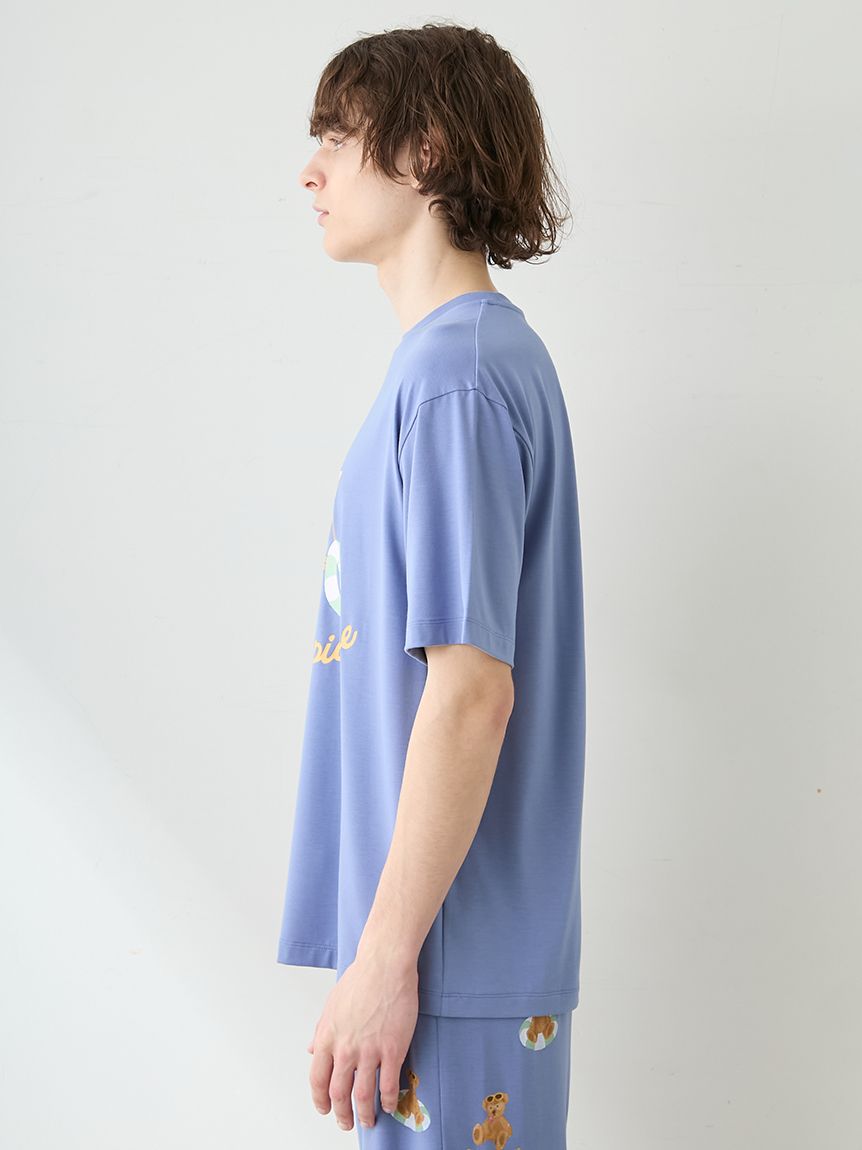 naptime ビックTシャツ ハーフパンツ（S） タグ付き 半袖 Tシャツ ハーフパンツ 上下セット 天竺 BIGプリント セットアップ