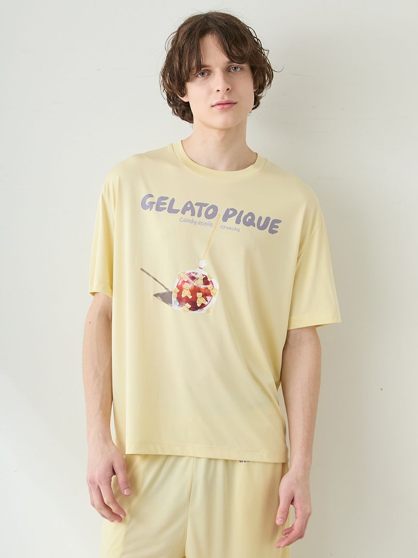 HOMME】【MINT SORBET by HEIQ MINT】【接触冷感】夏祭りワンポイントT