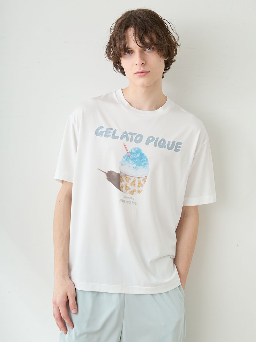 HOMME】【MINT SORBET by HEIQ MINT】【接触冷感】夏祭りワンポイントT