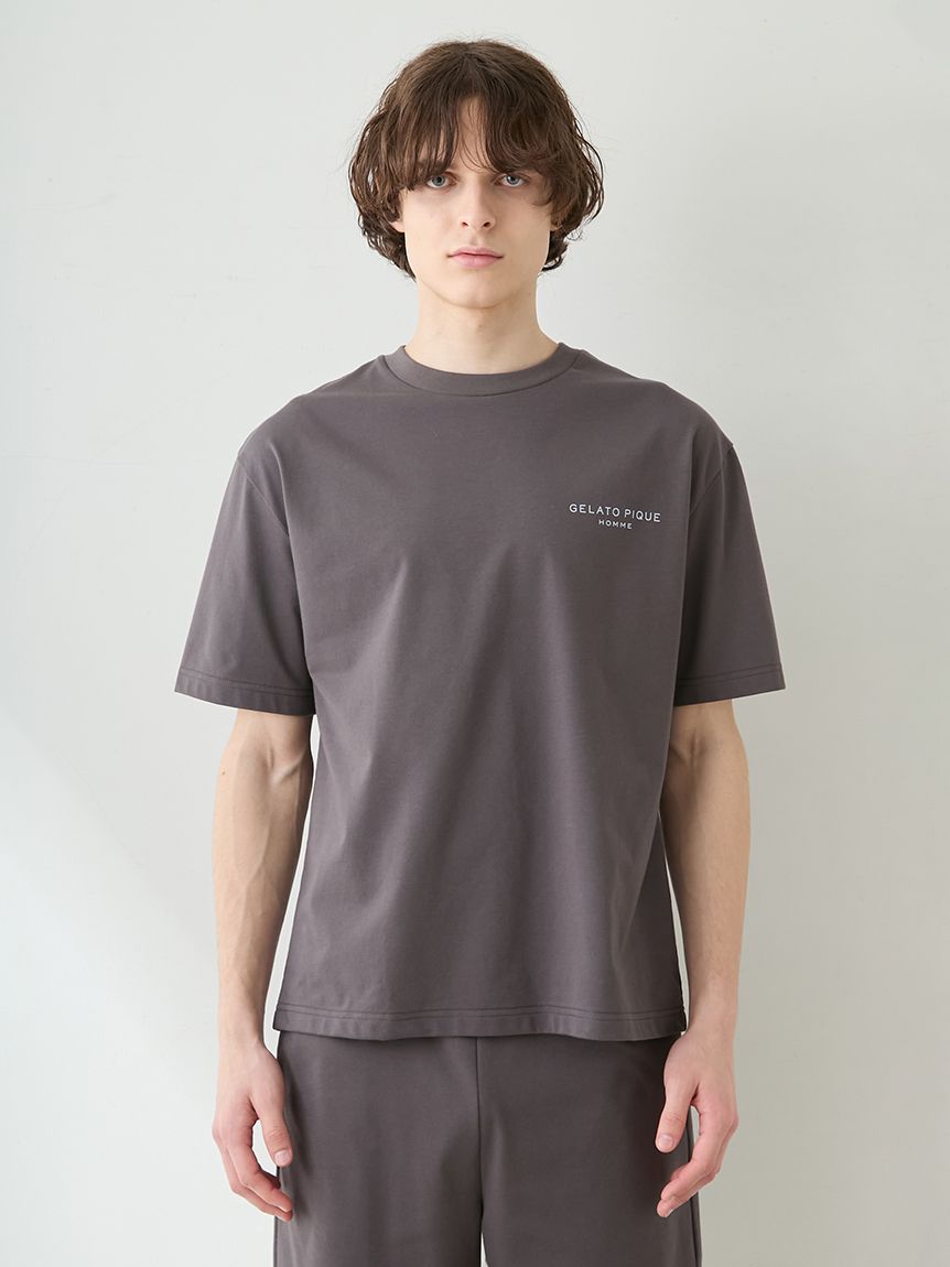 HOMME】【接触冷感】GIZAコットンジャージーセットアップ(ハーフパンツ