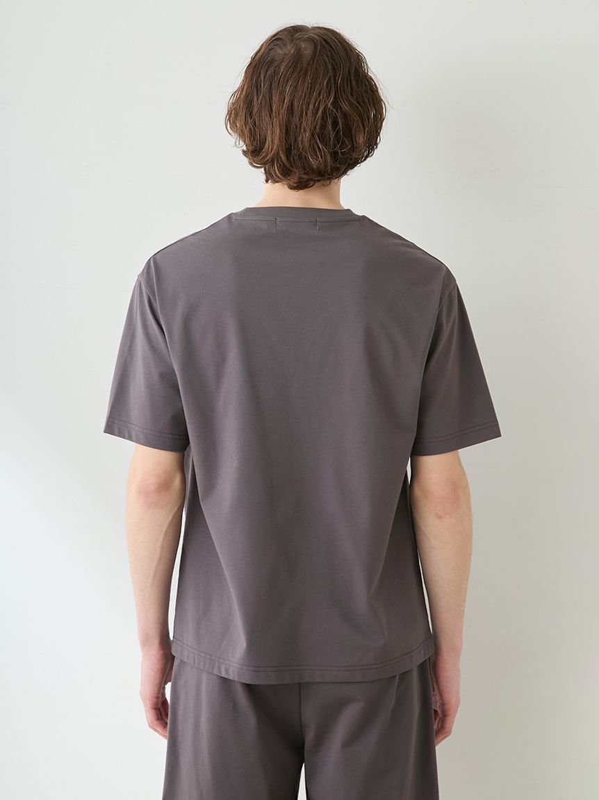 HOMME】【接触冷感】GIZAコットンジャージーセットアップ(ハーフパンツ