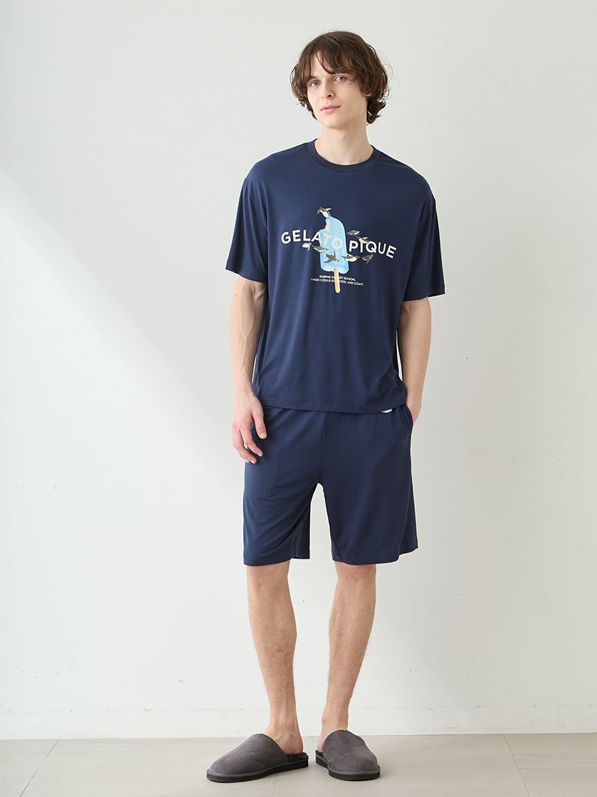 HOMME】【接触冷感】アイスポップジャージーTシャツ(シャツ)｜ルーム